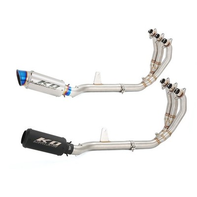 For Triumph Trident 660 Tiger 660 Exhaust Header Pipe Link Muffler Tips Escape