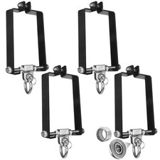 Yyiwhmy 4 Pcs Swing Hanger for Wooden Sets Snap Hooks Hardware Porch Playground