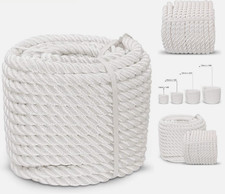 Heavy Duty Nylon Twisted Rope 3/4 Inch x 100 Ft for Ultimate Versatility