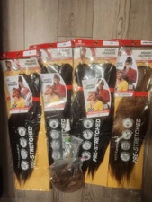 Magic Fingers pre Stretched 52" Hair With Edging Spray Bundle- Ships Fast- New