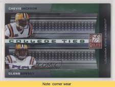2008 Donruss Elite Green 196/800 Chevis Jackson Glenn Dorsey #CTC-18 READ a0s