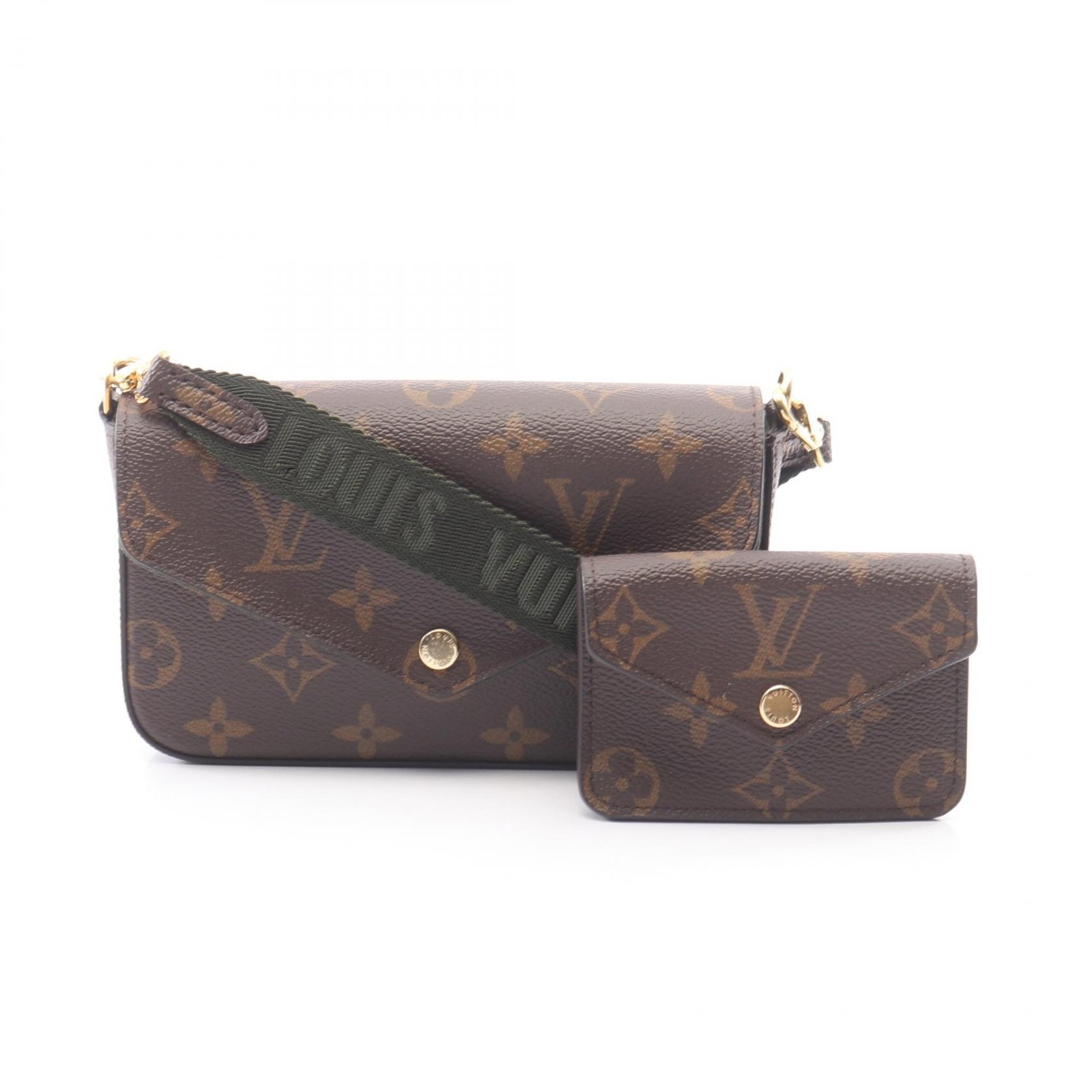 LOUIS VUITTON Multi Pochette Felicie Shoulder crossbody Bag M80091 Monogram LV