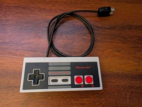 Original NES Controller and Who Framed Roger Rabbit Game Cartridge Bundle