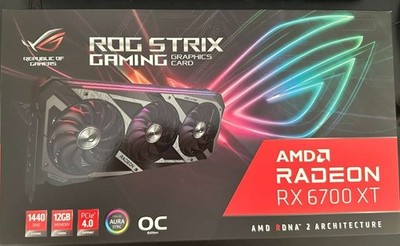 ASUS Republic of Gamers ROG STRIX AMD RADEON RX 6700 XT OC - Excellent Condition