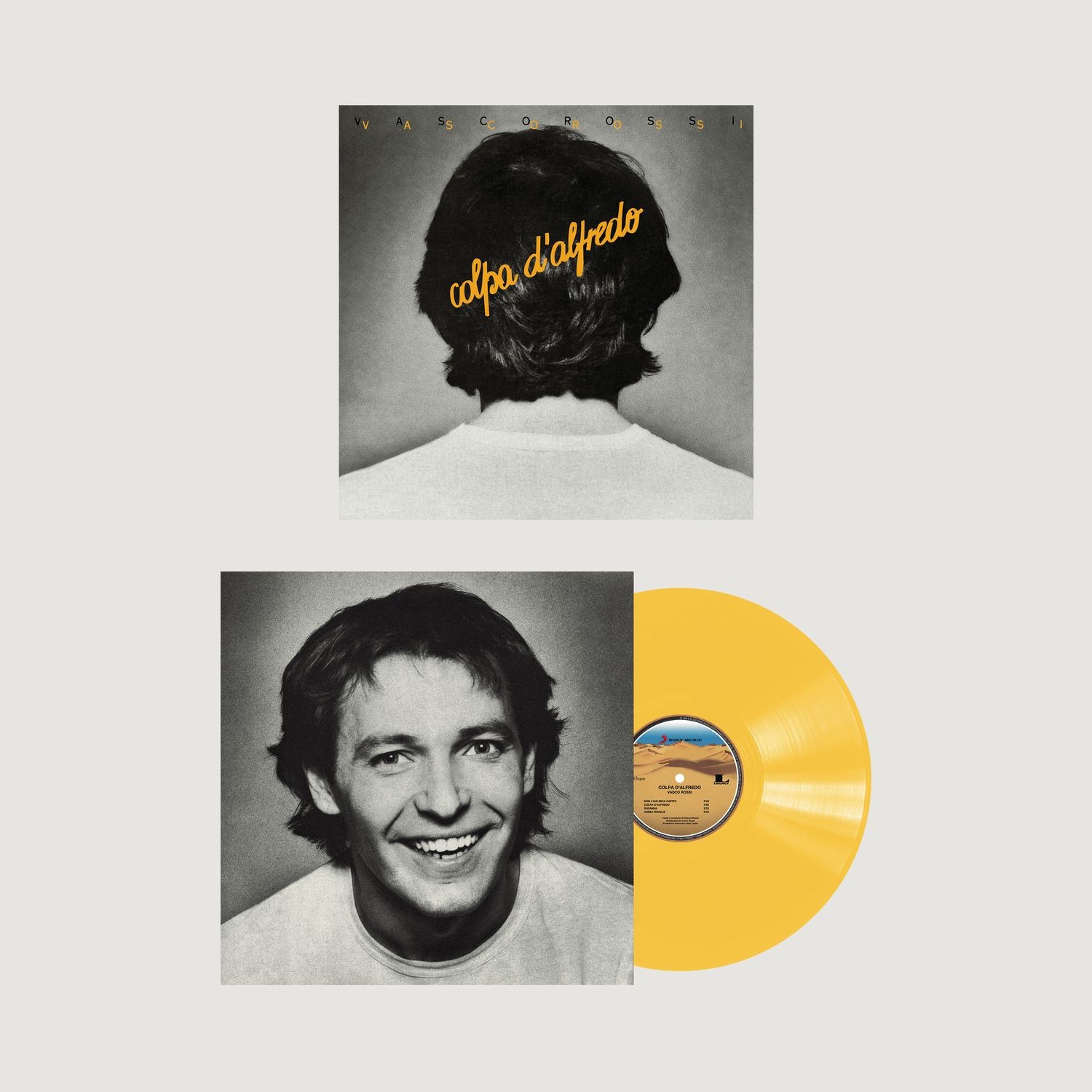 Rossi Vasco Colpa D'Alfredo 180Gr Yellow Vinyl