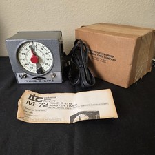 Master Time-O-Lite Model M-72 Electric Darkroom Timer and Instructions Works vtg