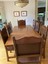 solid chilean oak southwest style dining table/8 chairs