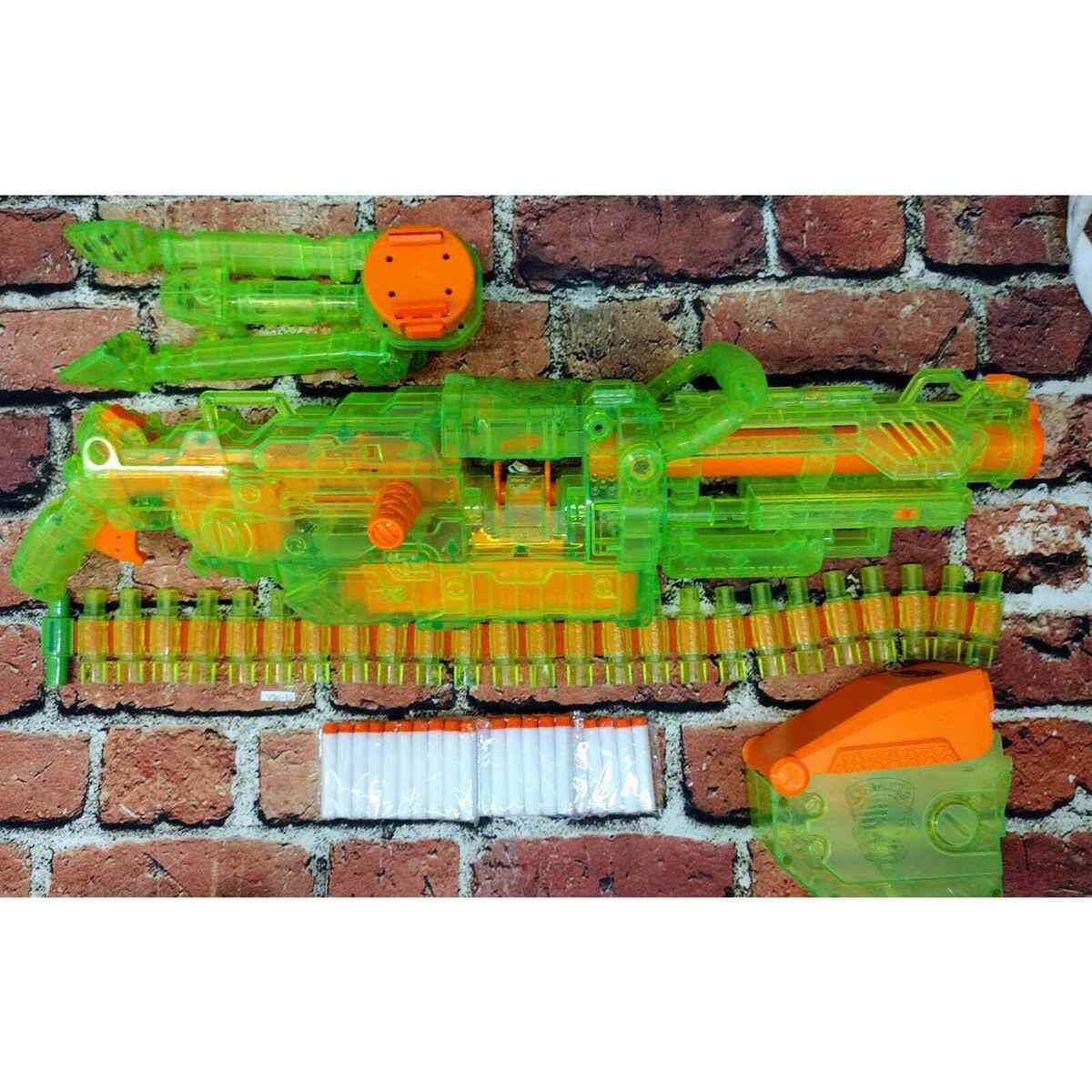 Nerf Vulcan EBF-25 Sonic Green! Complete! V25-1G. 30 New Nerf Vulcan EBF-25 Sonic Green! Complete! V25-1G. 30 New