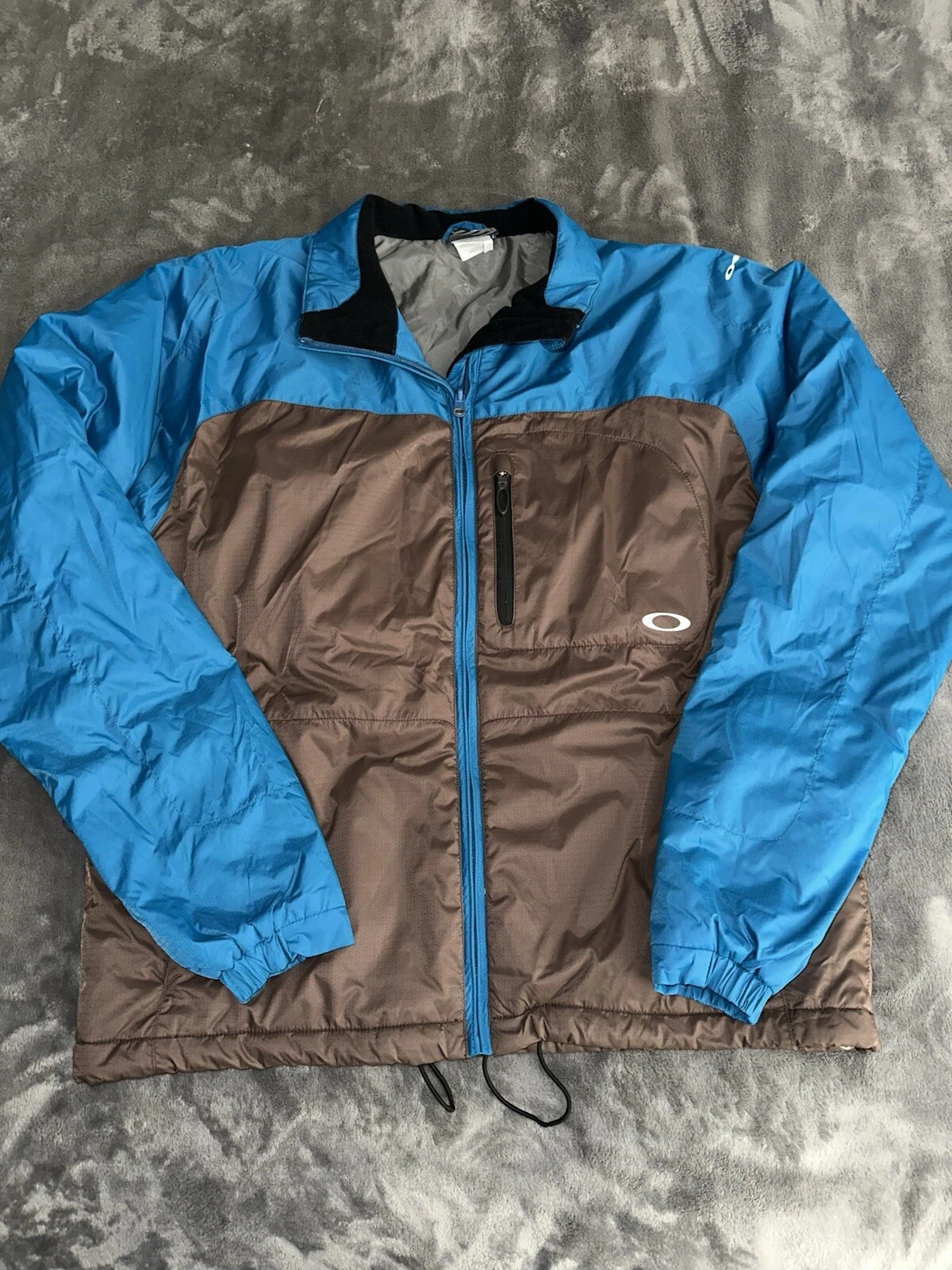 OAKLEY Men’s Ski Snow Snowboard Jacket Size M Blue Brown