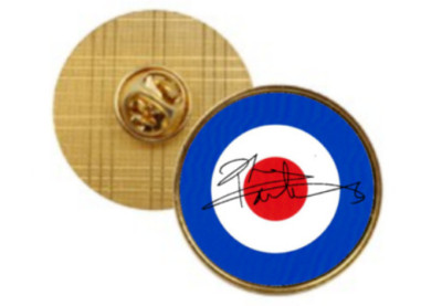 Pete Townsend The Who Signed Badge Mods Badge