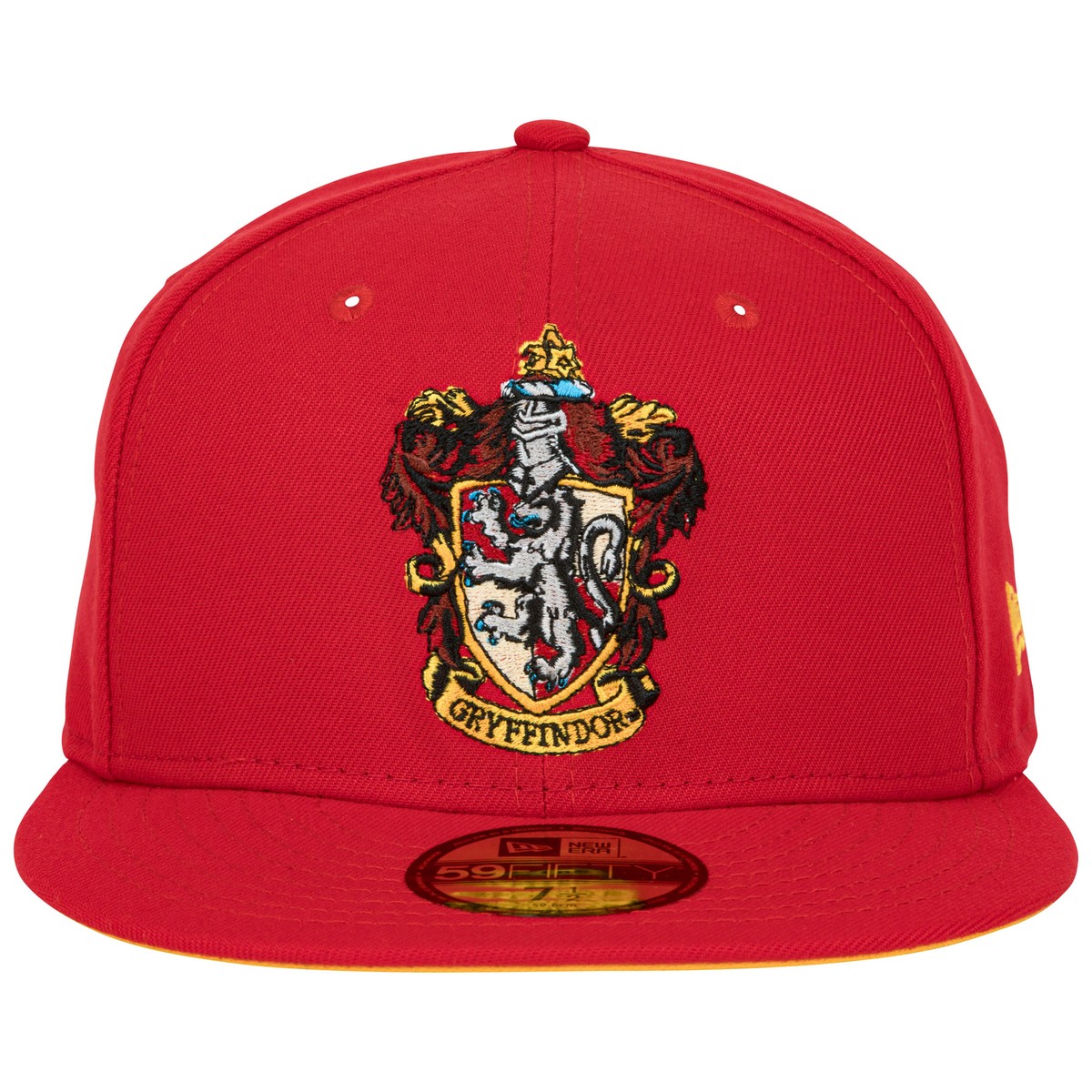 帽子 crest clothing cap gwdh fethersgoffa Harry Potter Gryffindor House Crest New Era 59Fifty Fitted Hat Red
