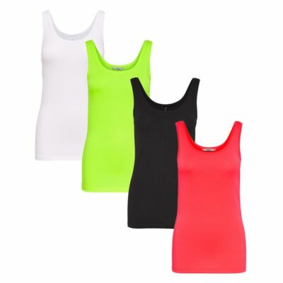 ONLY Damen Top Onllive Live Love Tank Top neon Shirt 