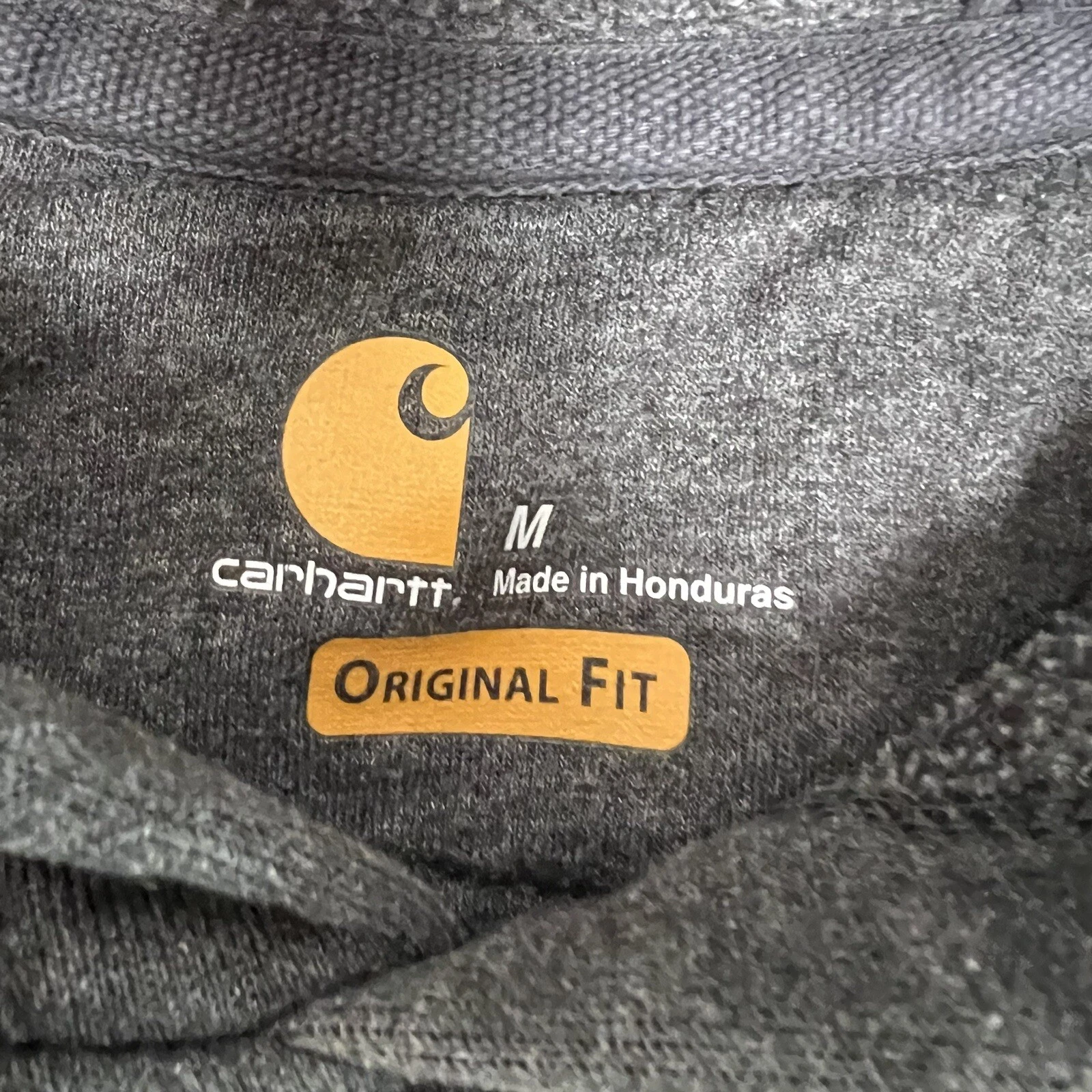 VETEMENTS Felpa con cappuccio Carhartt uomo grigio medio pullover vestibilità originale peso pesante