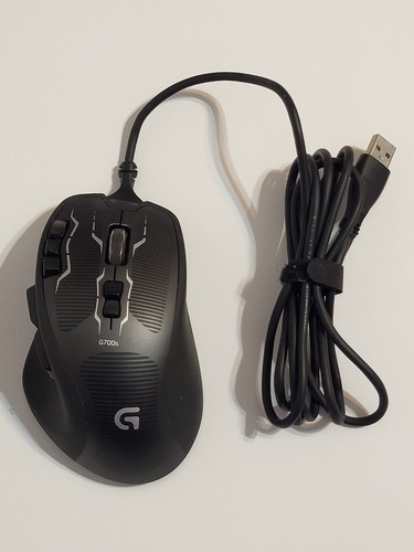 Logitech G700s Rechargeable Gaming Mouse with Cord - TESTED WORKS - No Dongle - 第 1/10 張圖片