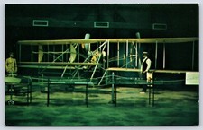 Wright Brothers 1909 Model Wright Flyer Plane Vintage Postcard