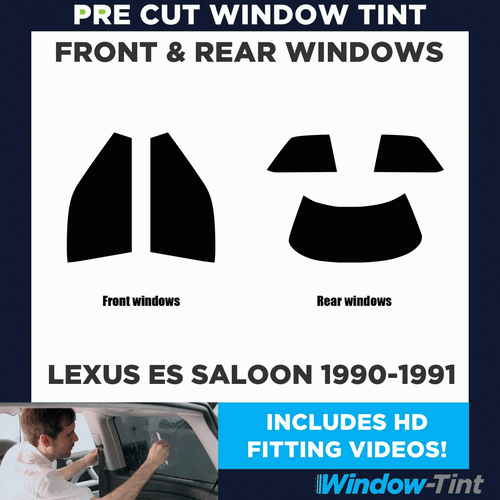 For Lexus ES 4-door Berlina 1990-91 Full Pre Cut Window Tint Kit Front & Rear - Picture 2 of 10