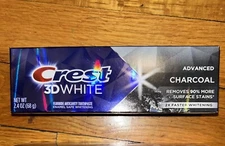 Crest 3D White Fluoride Charcoal Toothpaste, 2.4oz