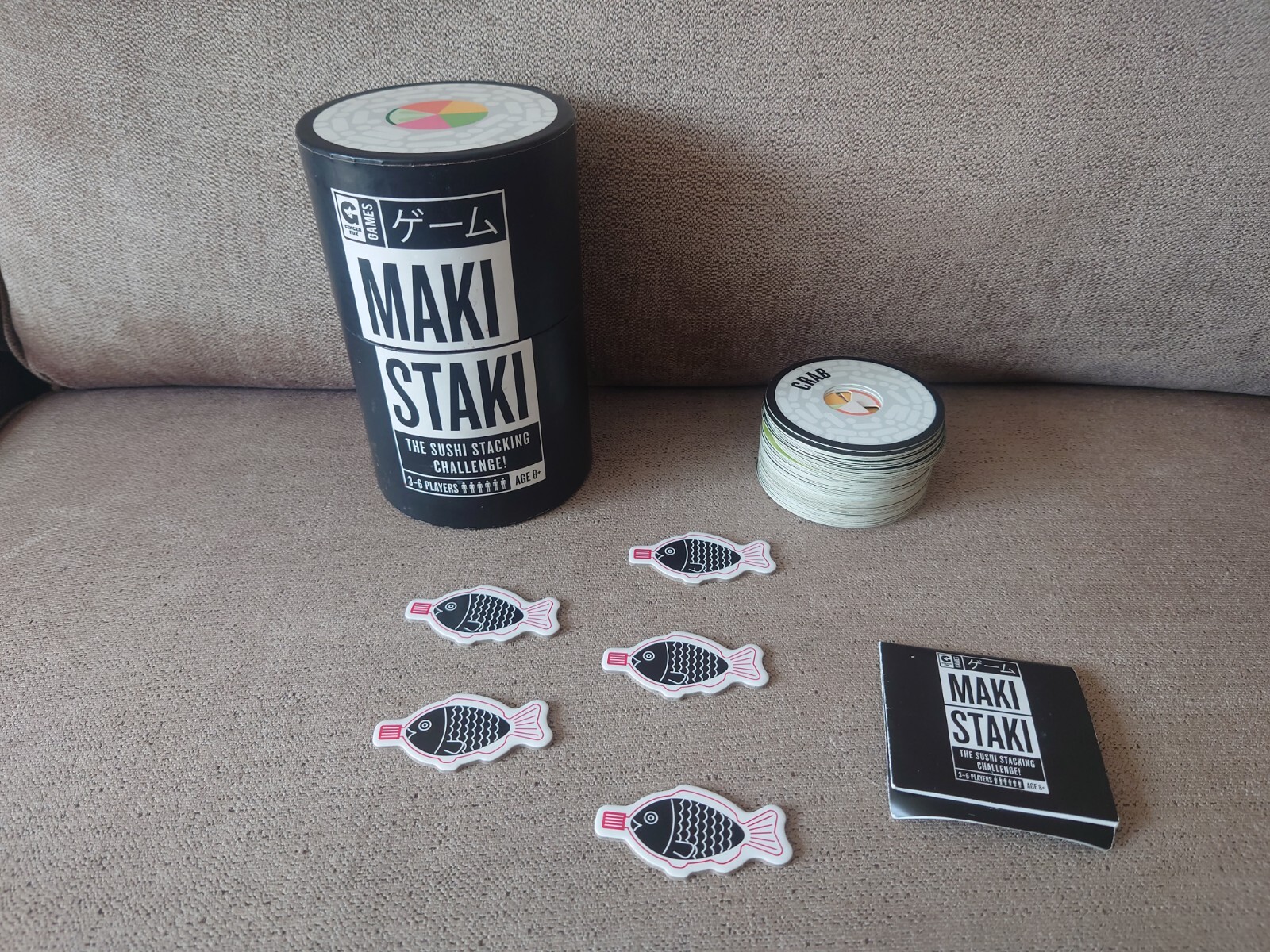 Maki Staki Sushi Brettspiel Themenkartenspiel bis 6 Spieler Spiele Ginger Fox