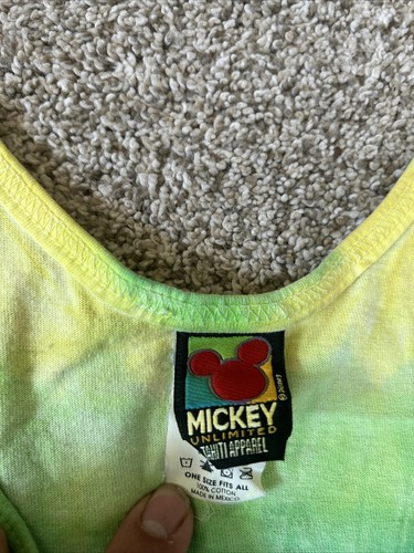 Top sin mangas ilimitada vintage Mickey Mouse XX década de 1990 encubrimiento de playa Disney - Imagen 3 de 4