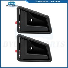 2 Pcs Door Handles For 1989-1997 Geo Tracker Black Interior Rear Front Lh Side 2 Pcs Door Handles For 1989-1997 Geo Tracker Black Interior Rear Front Lh Side