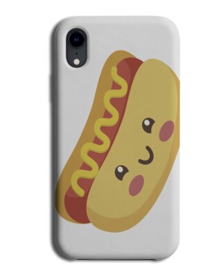 Cute Hotdog Smiley Face Phone Case Cover Smile Mouth Grin Hotdog