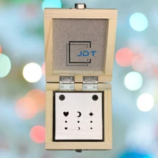 Disc Cutter 6 Punches | Heart,Moon and Star | 3 Different Shapes | 2 Sizes| JDT|