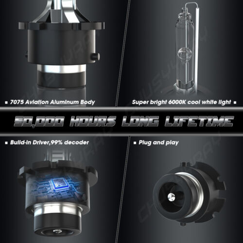 Kit de 6 bombillas antiniebla para faros HID/LED altos bajos + antiniebla para Lexus IS300 2003-2005 - Imagen 10 de 18