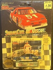 Racing Champions 1991 NASCAR Collectors Series 12 Hut Stricklin Card  Vehicle
