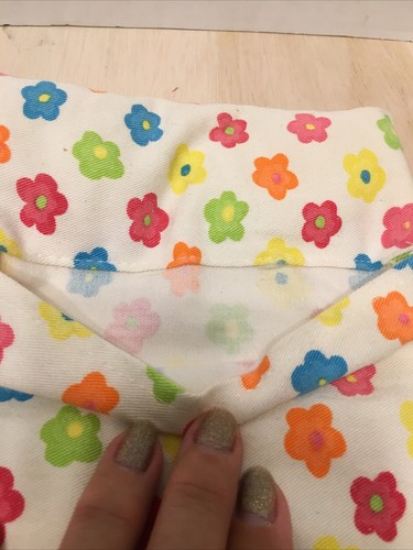 Dos sacos de dormir Barbie hechos a mano de colección 1994 jaleas y flores en buen estado - Imagen 6 de 8