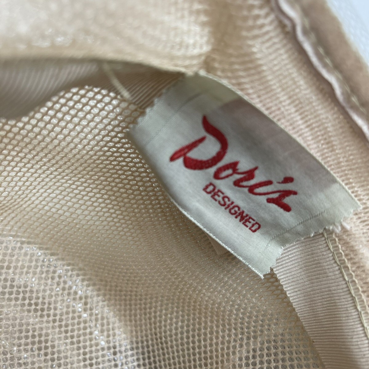Vintage l 60s Doris Tulle Velvet Glitter Leaves Audrey 