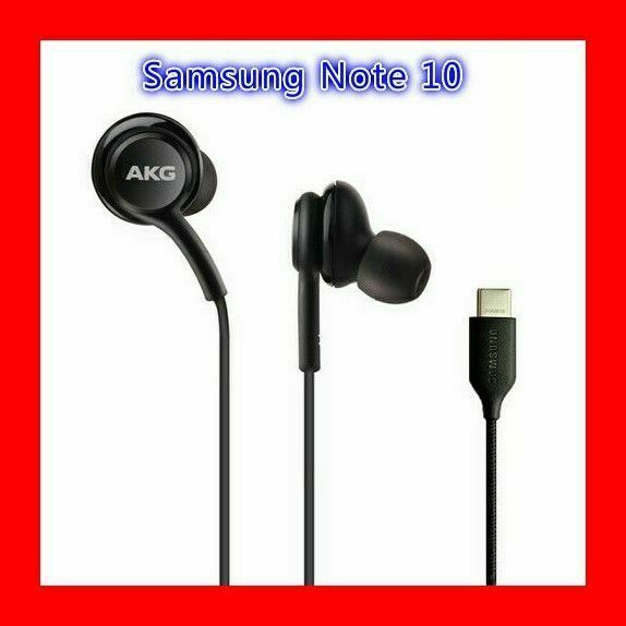 Écouteurs audio premium AKG pour Samsung Galaxy Note 10+ kit mains libres USB-C finition tressée