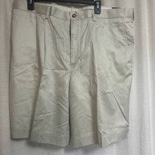 Pro Tour Club Collection Pleated Shorts Men's 40 Khaki 2-ply light twill -40 T6