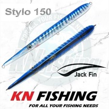 JACK FIN STYLO 150 Hard Lure Spinning Top Water Custom Hand Made Italy 150mm 15g