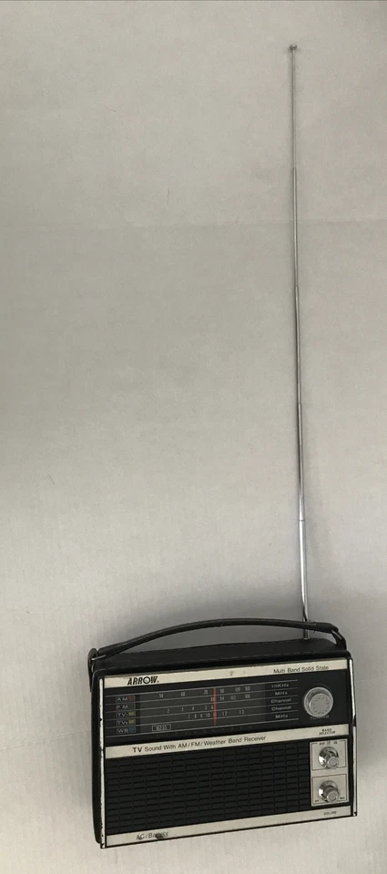Som de TV de estado sólido Arrow multibanda com receptor de banda AM/FM/WTHR projeto antigo - Imagem 2 de 4