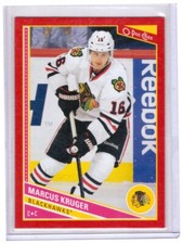 Marcus Kruger 2013-14 O-Pee-Chee Red Parallel Card #260
