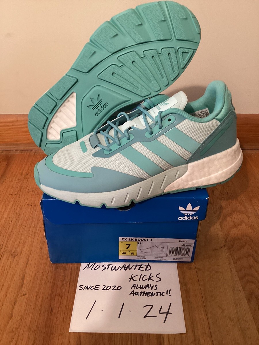 DS 2021 Adidas ZX 1K Boost J Might Green Mint Men's Sz 7/ Women's