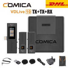 Comica VDLive10 2.4G Dual Channel Wireless USB Microphone System for Camera DSLR