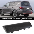 For Infiniti QX80 2018-2024 Rear Bumper Trailer Lower Tow Hitch Bar Cover Cap