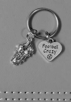 Schlüsselanhänger ''Football Crazy'' Stiefel Bagcharm süß schrullig charmant nützliches Geschenk  ️   