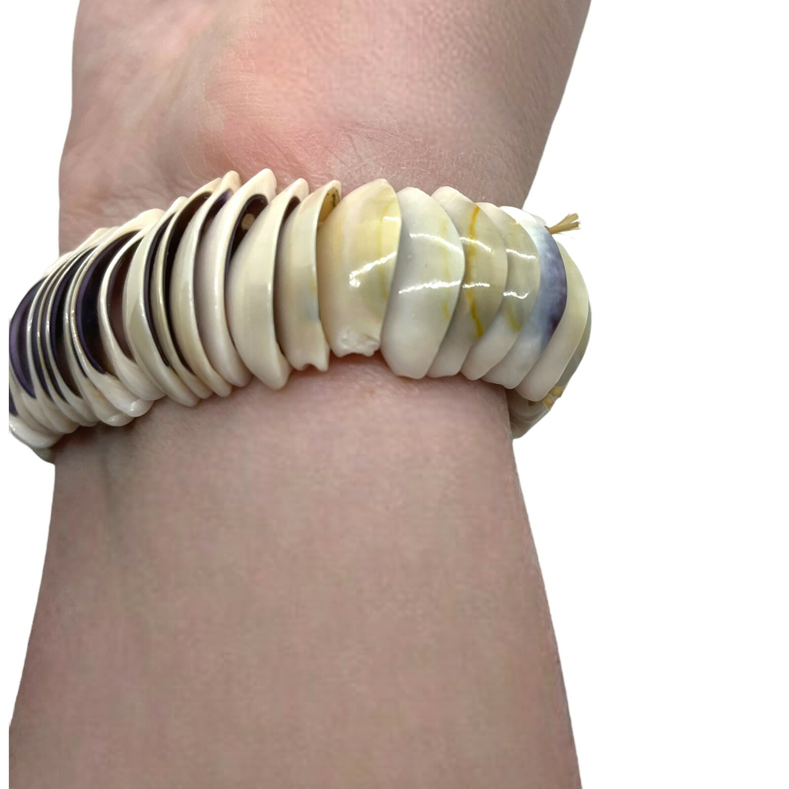 Shell Bracelet Womens White Beach Adjustable Chun… - image 5