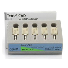 *5-Pieces* Ivoclar Vivadent Tetric CAD For CEREC & inLab MT A1/C14 Refill 692152