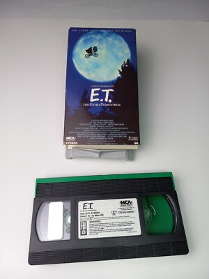 E.T.- The Extra-Terrestrial (1988-VHS) A Steven Spielberg Film. Drew Barrymore 