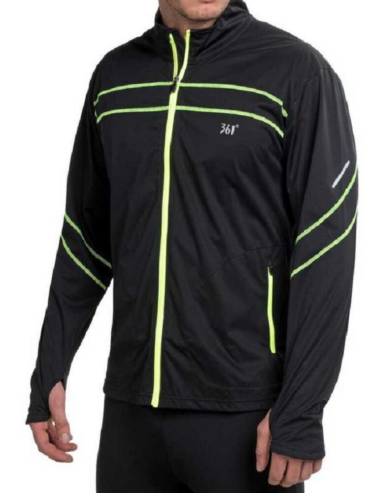 Speed Jacket Reflective Striping Black 