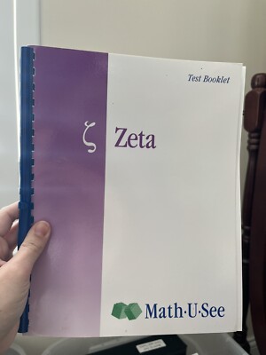 Math U See Zeta Test Booklet