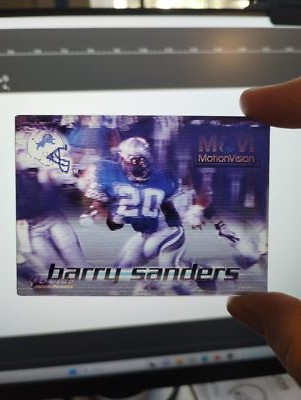 1997 Motion Vision  #17 Barry Sanders