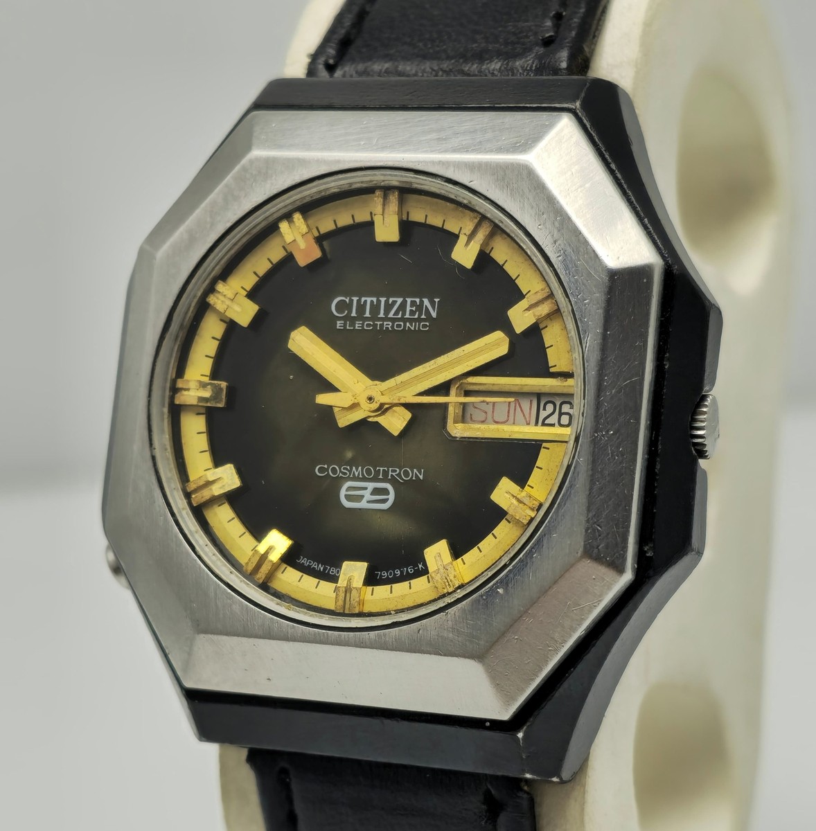 CITIZEN COSMOTRON 60-5131 DAY/DATE ELECTRONIC 7803A VINTAGE MEN'S