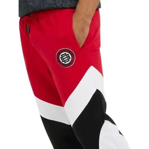 Snoop Dogg DOGG SUPPLY MEN SIZE 2XL Jogger Track Pants Elastic Waist Pockets RED - Picture 2 of 5