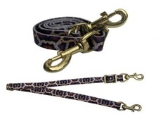 Showman Snake Print Nylon Tie Down Strap