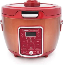 Aroma Professional ARC-1230R Cool Touch Glass Lid, Food Steamer, Slow Cooker
