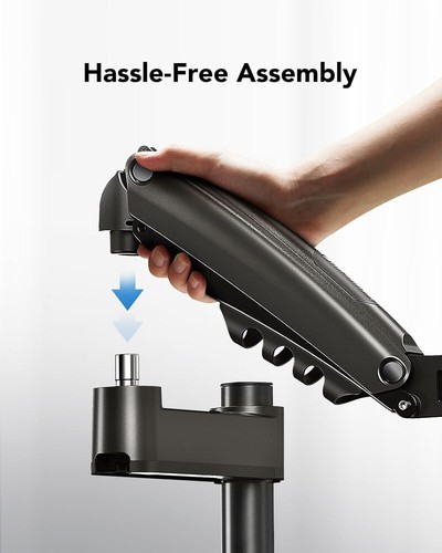 Sturdy Full Motion Monitor Arm, Holds 19.8lbs, Desk-Mount for 32 inch Displays - 第 8/9 張圖片